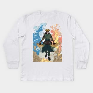 Avatar Kyoshi Kids Long Sleeve T-Shirt